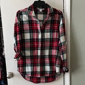 Old Navy Multicolor Plaid Shirt